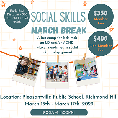 Social Skills March Break Camp